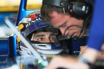 World © Octane Photographic Ltd. FIA Formula E testing – Donington Park 19th August 2014. Spark-Renault SRT_01E. e.dams-Renault - Sebastien Buemi. Digital Ref : 1077LB1D5363