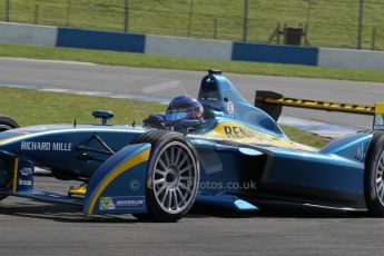 World © Octane Photographic Ltd. FIA Formula E testing – Donington Park 19th August 2014. Spark-Renault SRT_01E. e.dams-Renault – Nicolas Prost. Digital Ref : 1077LB1D5377