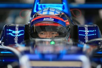 World © Octane Photographic Ltd. FIA Formula E testing – Donington Park 19th August 2014. Spark-Renault SRT_01E. Amlin Aguri – Takuma Sato. Digital Ref : 1077LB1D5421