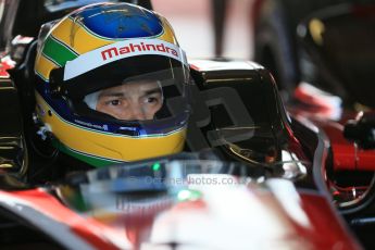 World © Octane Photographic Ltd. FIA Formula E testing – Donington Park 19th August 2014. Spark-Renault SRT_01E. Mahindra Racing - Bruno Senna. Digital Ref : 1077LB1D5456