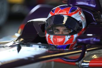 World © Octane Photographic Ltd. FIA Formula E testing – Donington Park 19th August 2014. Spark-Renault SRT_01E. Virgin Racing - Jamie Alguersuari. Digital Ref : 1077LB1D5497