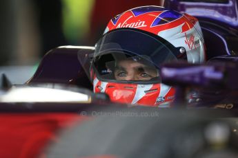 World © Octane Photographic Ltd. FIA Formula E testing – Donington Park 19th August 2014. Spark-Renault SRT_01E. Virgin Racing - Jamie Alguersuari. Digital Ref : 1077LB1D5504