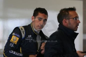 World © Octane Photographic Ltd. FIA Formula E testing – Donington Park 19th August 2014. Spark-Renault SRT_01E. e.dams-Renault - Sebastien Buemi. Digital Ref : 1077LB1D5523