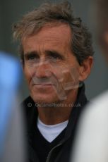 World © Octane Photographic Ltd. FIA Formula E testing – Donington Park 19th August 2014. Spark-Renault SRT_01E. e.dams-Renault – Nicolas Prost's father and ex-F1 world champion Alain Prost. Digital Ref : 1077LB1D5707