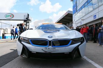 World © Octane Photographic Ltd. FIA Formula E testing – Donington Park 19th August 2014. BMW i8 Safety Car. Digital Ref :