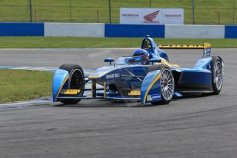 World © Octane Photographic Ltd. FIA Formula E testing – Donington Park 19th August 2014. Spark-Renault SRT_01E. e.dams-Renault – Nicolas Prost. Digital Ref :