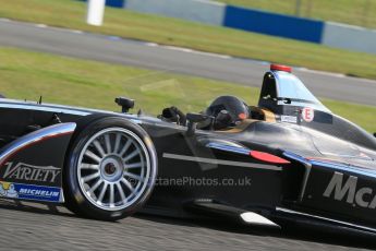 World © Octane Photographic Ltd. FIA Formula E testing – Donington Park 19th August 2014. Spark-Renault SRT_01E. Dragon Racing – Jerome d’Ambrosio. Digital Ref : 1077LB1D6008