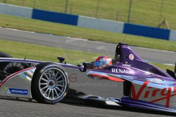 World © Octane Photographic Ltd. FIA Formula E testing – Donington Park 19th August 2014. Spark-Renault SRT_01E. Virgin Racing - Jamie Alguersuari. Digital Ref : 1077LB1D6034