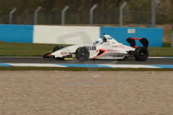 World © Octane Photographic Ltd. Donington Park test, Thursday 17th April 2014. Dunlop MSA Formula Ford Championship of Great Britain. SWB - James Webb – Sinter LA12/Scholar. Digital Ref : 0905lb1d0202