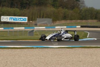 World © Octane Photographic Ltd. Donington Park test, Thursday 17th April 2014. Dunlop MSA Formula Ford Championship of Great Britain. JTR - Sam Brabham - Mygale M12-SJ/Mountune. Digital Ref : 0905lb1d0231