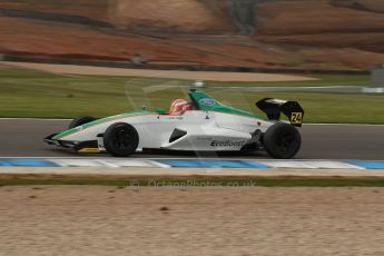 World © Octane Photographic Ltd. Donington Park test, Thursday 17th April 2014. Dunlop MSA Formula Ford Championship of Great Britain. Richardson Racing - Ovie Iroro - Mygale M12-SJ/Scholar. Digital Ref : 0905lb1d0290