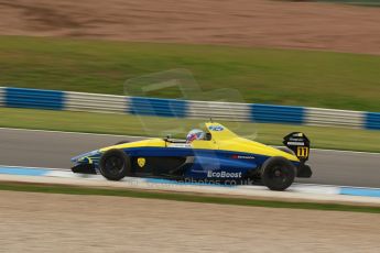 World © Octane Photographic Ltd. Donington Park test, Thursday 17th April 2014. Dunlop MSA Formula Ford Championship of Great Britain. Falcon Motorsport - Ricky Collard - Mygale M12-SJ/Swindon. Digital Ref : 0905lb1d0303