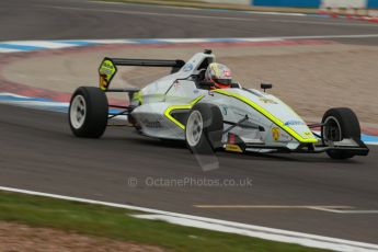 World © Octane Photographic Ltd. Donington Park test, Thursday 17th April 2014. Dunlop MSA Formula Ford Championship of Great Britain. Meridian Motorsport - Ashley Bobby Thompson - Mygale M12-SJ/Scholar. Digital Ref : 0905lb1d0347