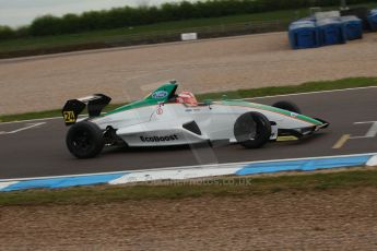 World © Octane Photographic Ltd. Donington Park test, Thursday 17th April 2014. Dunlop MSA Formula Ford Championship of Great Britain. Richardson Racing - Ovie Iroro - Mygale M12-SJ/Scholar. Digital Ref : 0905lb1d0380