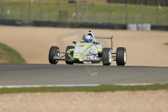 World © Octane Photographic Ltd. Donington Park test, Thursday 17th April 2014. Dunlop MSA Formula Ford Championship of Great Britain. Meridian Motorsport - Connor Mills - Mygale M12-SJ/Scholar. Digital Ref : 0905lb1d4264