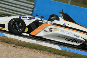 World © Octane Photographic Ltd. Donington Park test, Thursday 17th April 2014. Dunlop MSA Formula Ford Championship of Great Britain. JTR - Max Marshall - Mygale M12-SJ/Mountune. Digital Ref : 0905lb1d4356