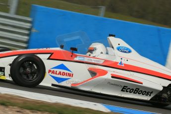 World © Octane Photographic Ltd. Donington Park test, Thursday 17th April 2014. Dunlop MSA Formula Ford Championship of Great Britain. Radical Motorsport - Juan Rosso - Mygale M12-SJ/Mountune. Digital Ref : 0905lb1d4444