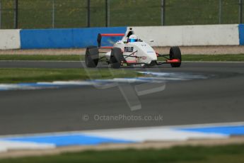 World © Octane Photographic Ltd. Donington Park test, Thursday 17th April 2014. Dunlop MSA Formula Ford Championship of Great Britain. SWB - James Webb – Sinter LA12/Scholar. Digital Ref : 0905lb1d4517