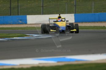 World © Octane Photographic Ltd. Donington Park test, Thursday 17th April 2014. Dunlop MSA Formula Ford Championship of Great Britain. Falcon Motorsport - Ricky Collard - Mygale M12-SJ/Swindon. Digital Ref : 0905lb1d4537