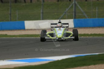 World © Octane Photographic Ltd. Donington Park test, Thursday 17th April 2014. Dunlop MSA Formula Ford Championship of Great Britain. Meridian Motorsport - Ashley Bobby Thompson - Mygale M12-SJ/Scholar. Digital Ref : 0905lb1d4588