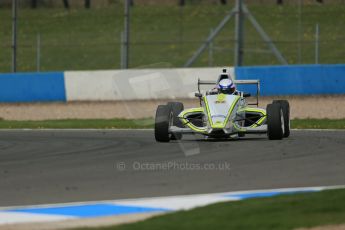 World © Octane Photographic Ltd. Donington Park test, Thursday 17th April 2014. Dunlop MSA Formula Ford Championship of Great Britain. Meridian Motorsport - Connor Mills - Mygale M12-SJ/Scholar. Digital Ref : 0905lb1d4603