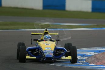 World © Octane Photographic Ltd. Donington Park test, Thursday 17th April 2014. Dunlop MSA Formula Ford Championship of Great Britain. Falcon Motorsport - Harrison Scott - Mygale M12-SJ/Swindon. Digital Ref : 0905lb1d4778