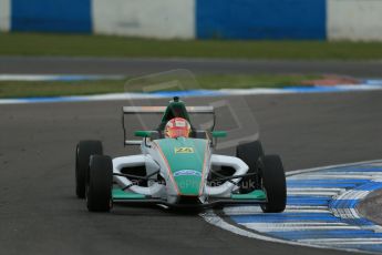 World © Octane Photographic Ltd. Donington Park test, Thursday 17th April 2014. Dunlop MSA Formula Ford Championship of Great Britain. Richardson Racing - Ovie Iroro - Mygale M12-SJ/Scholar. Digital Ref : 0905lb1d4845