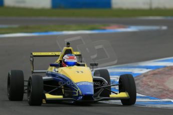 World © Octane Photographic Ltd. Donington Park test, Thursday 17th April 2014. Dunlop MSA Formula Ford Championship of Great Britain. Falcon Motorsport - Ricky Collard - Mygale M12-SJ/Swindon. Digital Ref : 0905lb1d4935