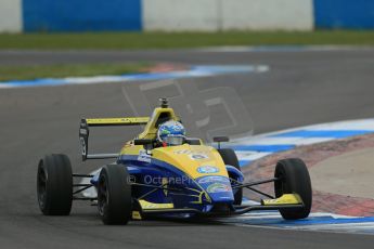 World © Octane Photographic Ltd. Donington Park test, Thursday 17th April 2014. Dunlop MSA Formula Ford Championship of Great Britain. Falcon Motorsport - Harrison Scott - Mygale M12-SJ/Swindon. Digital Ref : 0905lb1d5234