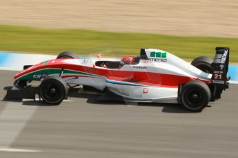 World © Octane Photographic Ltd. Eurocup Formula Renault 2.0 Championship testing. Jerez de la Frontera, Thursday 27th March 2014. Prema Powerteam – Hans Villemi. Digital Ref :  0900cb1d7680