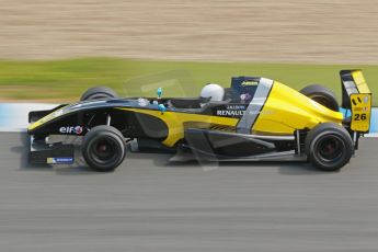 World © Octane Photographic Ltd. Eurocup Formula Renault 2.0 Championship testing. Jerez de la Frontera, Thursday 27th March 2014. Arta Engineering – James Allen. Digital Ref :  0900cb1d7708