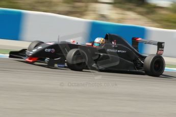 World © Octane Photographic Ltd. Eurocup Formula Renault 2.0 Championship testing. Jerez de la Frontera, Thursday 27th March 2014 – Alexander Albon. KTR. Digital Ref :  0900cb1d7823