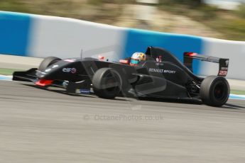 World © Octane Photographic Ltd. Eurocup Formula Renault 2.0 Championship testing. Jerez de la Frontera, Thursday 27th March 2014 – Alexander Albon. KTR. Digital Ref : 0900cb1d7823