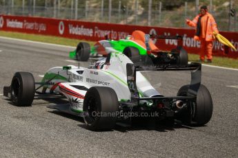 World © Octane Photographic Ltd. Eurocup Formula Renault 2.0 Championship testing. Jerez de la Frontera, Thursday 27th March 2014. Prema Powerteam – Dennis Olsen and Manor MP Motorsports – Andrea Pizzitola. Digital Ref : 0900cb1d8108