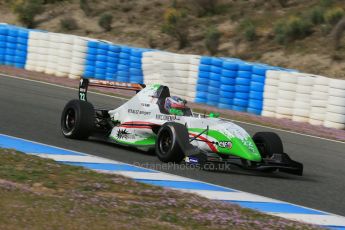 World © Octane Photographic Ltd. Eurocup Formula Renault 2.0 Championship testing. Jerez de la Frontera, Thursday 27th March 2014. Prema Powerteam – Dennis Olsen. Digital Ref :  0900lb1d0679