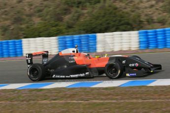 World © Octane Photographic Ltd. Eurocup Formula Renault 2.0 Championship testing. Jerez de la Frontera, Thursday 27th March 2014. Tech 1 Racing – Vasily Romanov. Digital Ref : 0900lb1d0702