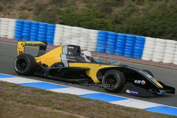 World © Octane Photographic Ltd. Eurocup Formula Renault 2.0 Championship testing. Jerez de la Frontera, Thursday 27th March 2014. Arta Engineering – James Allen. Digital Ref : 0900lb1d0825