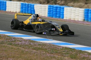 World © Octane Photographic Ltd. Eurocup Formula Renault 2.0 Championship testing. Jerez de la Frontera, Thursday 27th March 2014. Arta Engineering – Darius Oskoui. Digital Ref : 0900lb1d0853