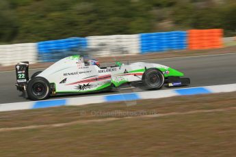 World © Octane Photographic Ltd. Eurocup Formula Renault 2.0 Championship testing. Jerez de la Frontera, Thursday 27th March 2014. Prema Powerteam – Dennis Olsen. Digital Ref : 0900lb1d0929