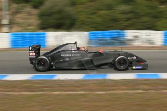 World © Octane Photographic Ltd. Eurocup Formula Renault 2.0 Championship testing. Jerez de la Frontera, Thursday 27th March 2014 – Alexander Albon. KTR. Digital Ref :  0900lb1d0935