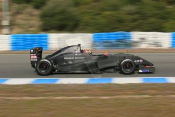 World © Octane Photographic Ltd. Eurocup Formula Renault 2.0 Championship testing. Jerez de la Frontera, Thursday 27th March 2014 – Alexander Albon. KTR. Digital Ref : 0900lb1d0935