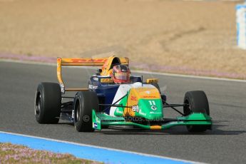 World © Octane Photographic Ltd. Eurocup Formula Renault 2.0 Championship testing. Jerez de la Frontera, Thursday 27th March 2014. Manor MP Motorsports – Steijn Schothorst. Digital Ref : 0900lb1d1051
