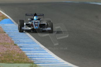 World © Octane Photographic Ltd. Eurocup Formula Renault 2.0 Championship testing. Jerez de la Frontera, Thursday 27th March 2014. Josef Kaufmann Racing – Ryan Tveter. Digital Ref :  0900lb1d1104