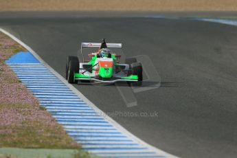 World © Octane Photographic Ltd. Eurocup Formula Renault 2.0 Championship testing. Jerez de la Frontera, Thursday 27th March 2014. Manor MP Motorsports – Andrea Pizzitola. Digital Ref :  0900lb1d1111