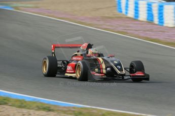 World © Octane Photographic Ltd. Eurocup Formula Renault 2.0 Championship testing. Jerez de la Frontera, Thursday 27th March 2014. ART Junior Team – Callan O’Keeffe. Digital Ref :  0900lb1d1184