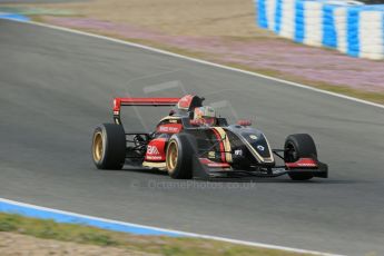 World © Octane Photographic Ltd. Eurocup Formula Renault 2.0 Championship testing. Jerez de la Frontera, Thursday 27th March 2014. ART Junior Team – Callan O’Keeffe. Digital Ref : 0900lb1d1184