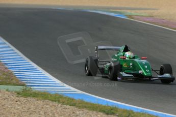 World © Octane Photographic Ltd. Eurocup Formula Renault 2.0 Championship testing. Jerez de la Frontera, Thursday 27th March 2014. Fortec Motorsports – Matt (Matthew) Parry. Digital Ref : 0900lb1d1277