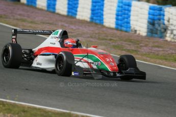 World © Octane Photographic Ltd. Eurocup Formula Renault 2.0 Championship testing. Jerez de la Frontera, Thursday 27th March 2014. Prema Powerteam – Hans Villemi. Digital Ref : 0900lb1d1396