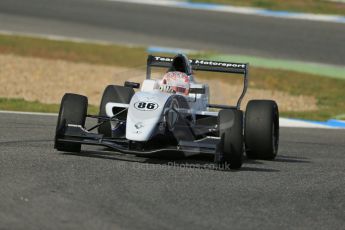 World © Octane Photographic Ltd. Eurocup Formula Renault 2.0 Championship testing. Jerez de la Frontera, Thursday 27th March 2014. JD Motorsport – Denis Korneev. Digital Ref : 0900lb1d1459