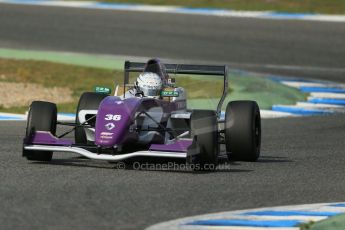 World © Octane Photographic Ltd. Eurocup Formula Renault 2.0 Championship testing. Jerez de la Frontera, Thursday 27th March 2014. China BRT by JCS – Matheo Tuscher. Digital Ref :  0900lb1d1473